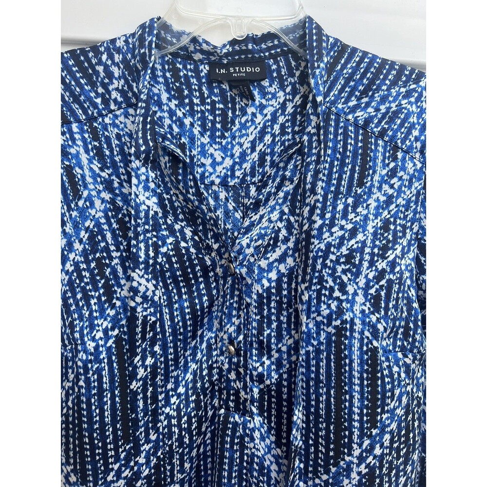I.N. STUDIO Womens Top Sz Petite M - Picture 2 of 4